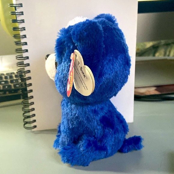 Ty Beanie Boo T-Bone The Blue Chihuahua - Picture 2 of 5